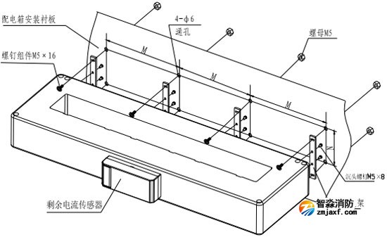 DH-GSTN5300/22F探测器传感器安装示意图
