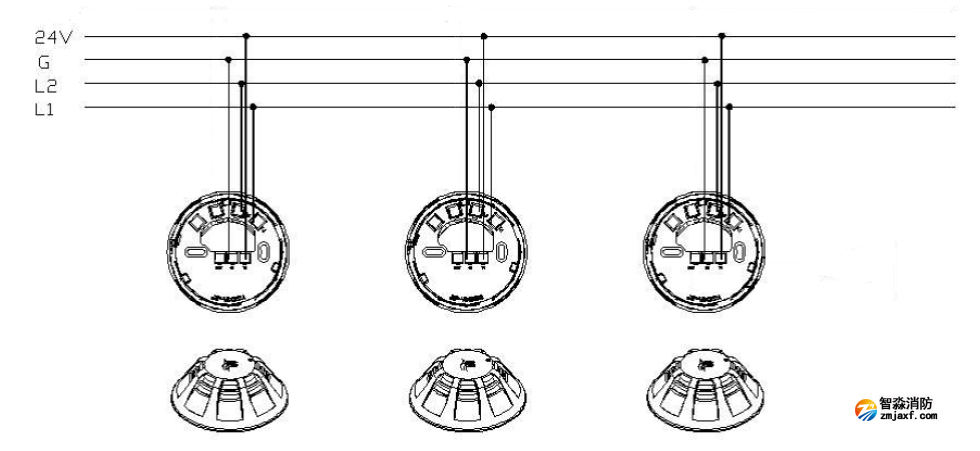 JBF4111-Bp点型感温火灾探测器 带蜂鸣器底座