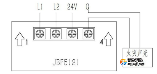 J-SAP-JBF5121手动火灾报警按钮接线图