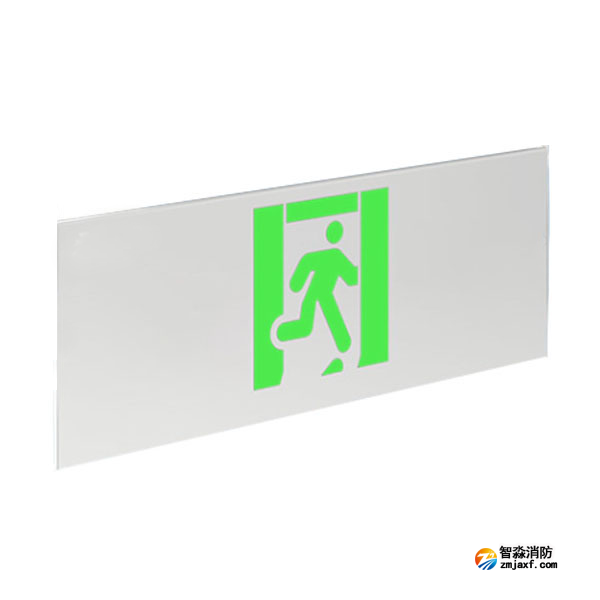 青鸟J-BLZC-2OEⅡ0.3W-11S1D自带电源集中控制型消防应急标志灯具 吊装双面出口