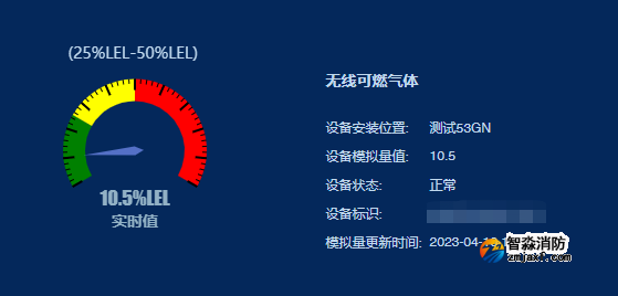 GTYQ-JBF-VS53GN工业及商业用途点型可燃气体探测器监控画面