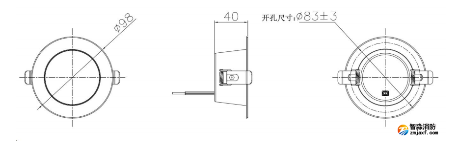 J-ZFJC-E3W-16Q5A集中电源集中控制型消防应急照明灯具