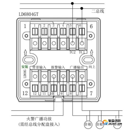 LD6804GT输出模块接线图