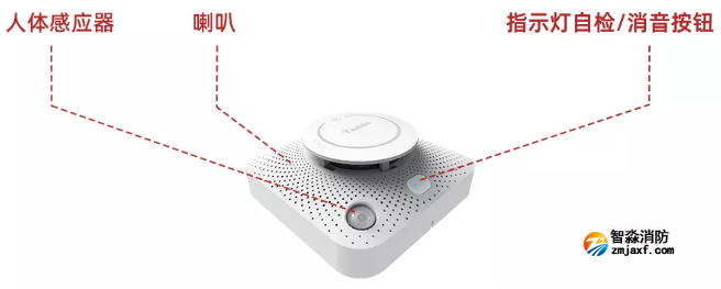 TX3191-M独立式光电感烟火灾探测报警器双向红外传感器