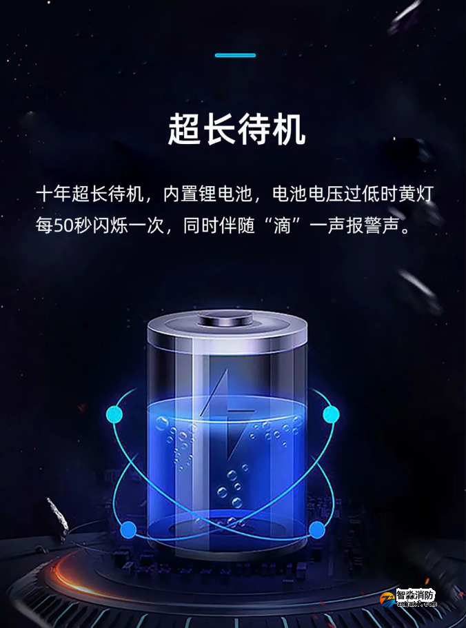 泰和安TX3190A独立式感烟火灾探测器超长待机