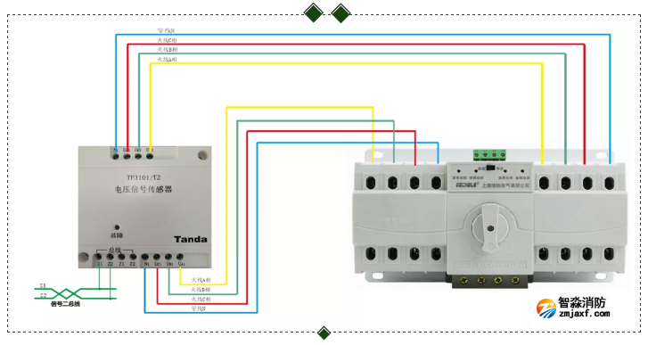 TP3101/T2电压信号传感器接线图