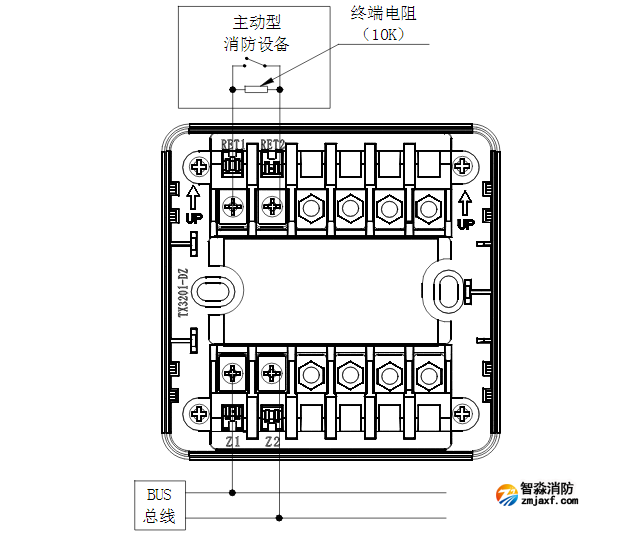 TX6200A输入接口接线图