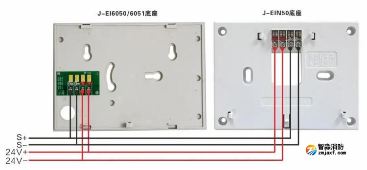 J-EIN50火灾显示盘接线图