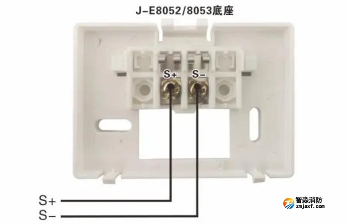 J-EI8052火灾显示盘接线图