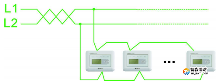 JB-FSD-A82火灾显示盘接线图