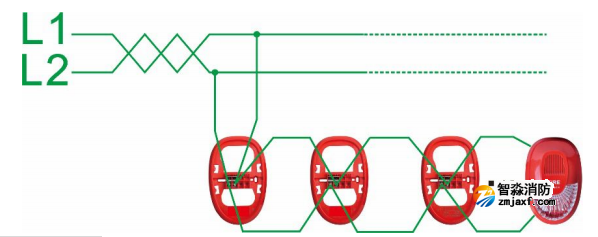 SG-A91火灾声光警报器接线图