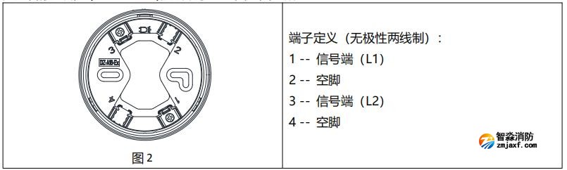 SG-A92-Ex本安防爆型火灾声光警报器接线端子说明