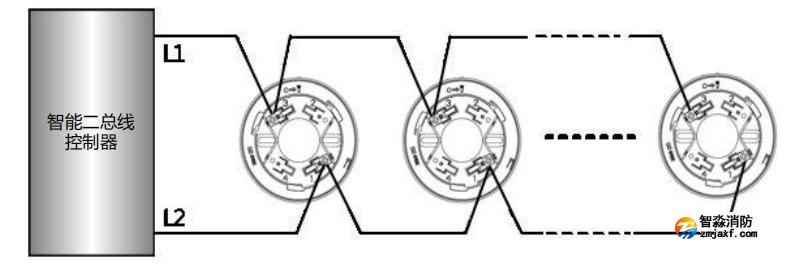 JTY-GD-930P型点型光电感烟火灾探测器接线图