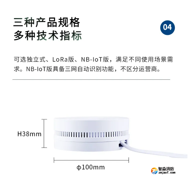 赋安家用可燃气体探测器FS3023H规格