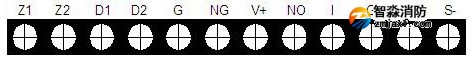 GST-LD-8319输入模块对外端子示意图