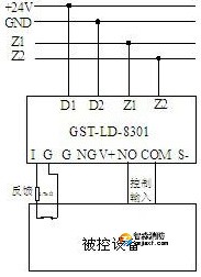 無(wú)源常閉檢線輸入