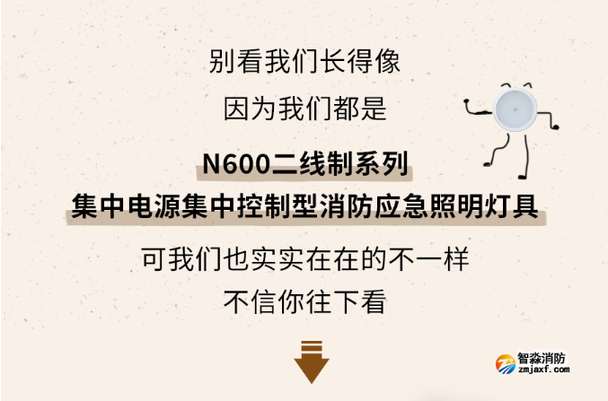 海灣消防N600二線制系列集中電源集中控制型消防應急照明燈具介紹