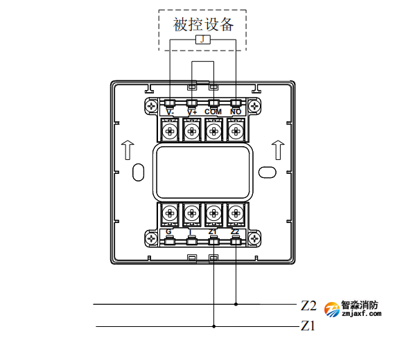 GST-LD-8365H输入/输出模块接线图