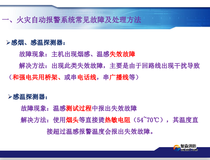 青鸟消防火灾报警系统常见故障及处理方法