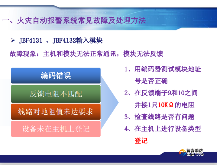 青鸟消防火灾报警系统常见故障及处理方法