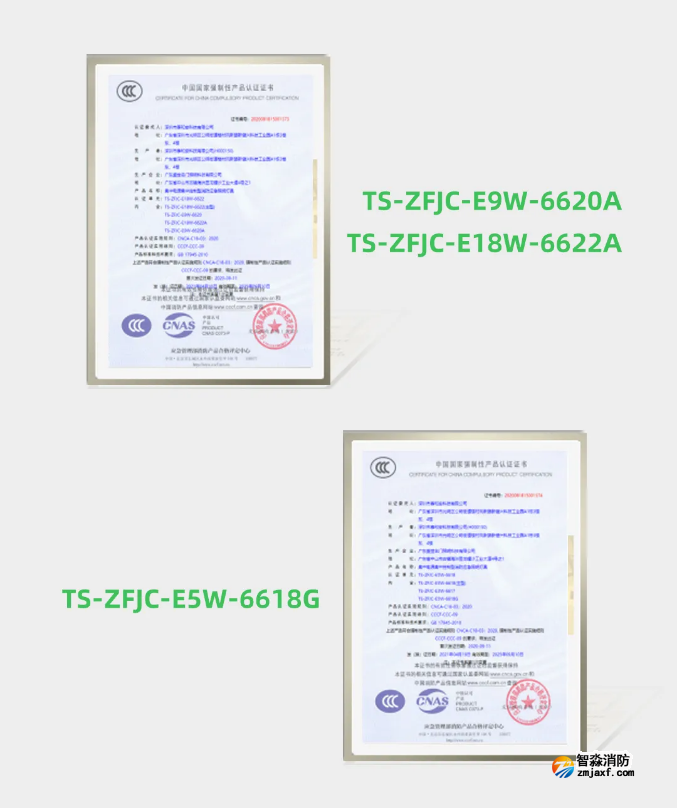 泰和安消防应急照明灯具3C证书