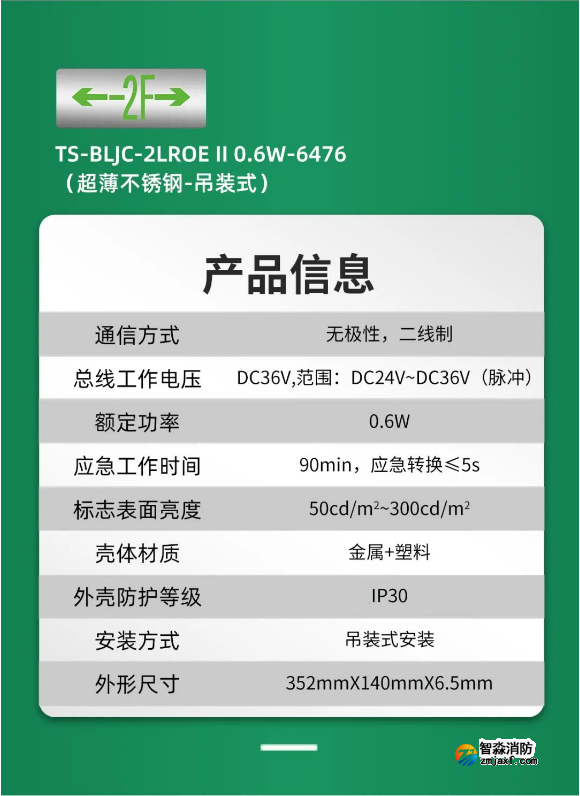 泰和安消防应急灯产品信息