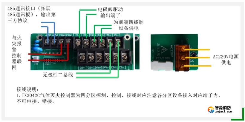 气体灭火控制器接线图