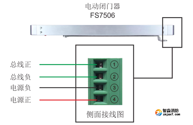 FS7506电动闭门器接线图