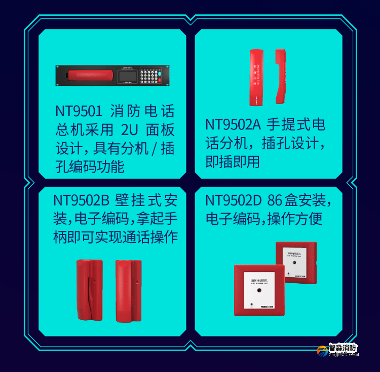 尼特NT9500消防电话系统组成