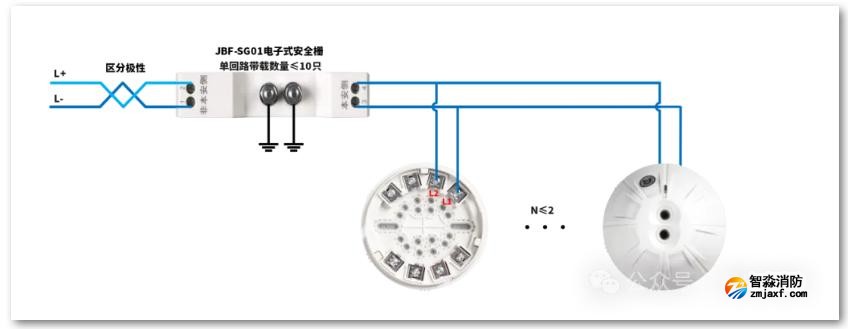 JTG-H-JBF4384A-Ex点型红外火焰探测器接线图