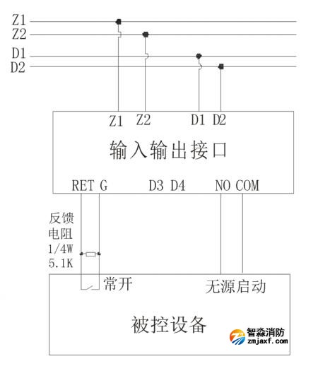TX6220输入/输出接口接线图