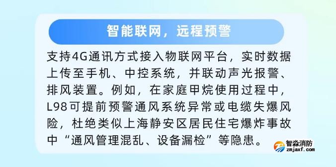 依爱消防JT-EI-L98型家用可燃气体探测器产品特点