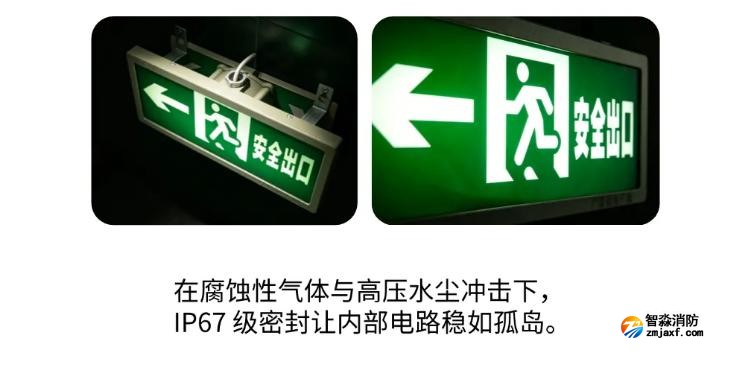 泰和安隔爆型应急疏散灯具金属+玻璃材质